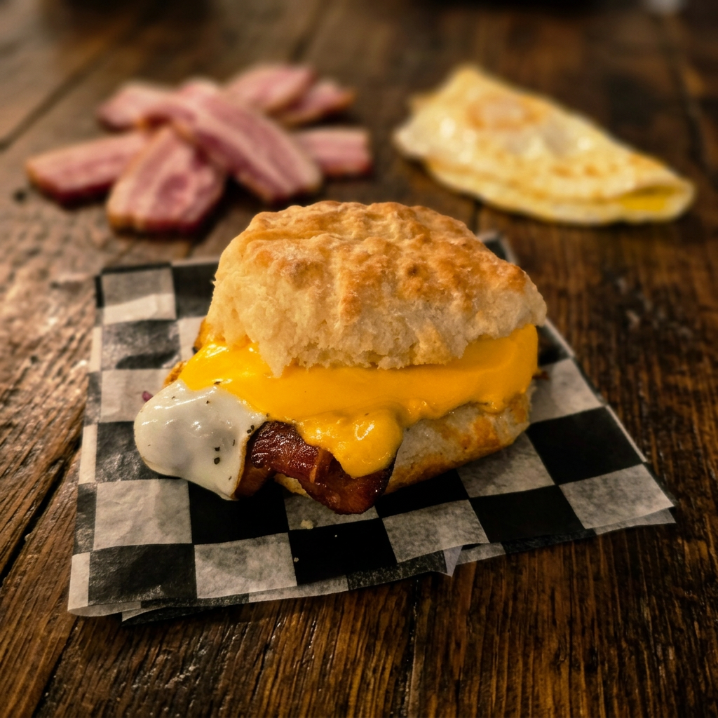 Beef Bacon · Egg · Cheese